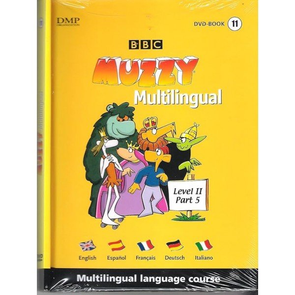 BBC Muzzy Interactive CD ROM-Book 6: Level 1 Part 6! Multilingual language course: Language Games and Exercises Published by DMP - Daniel Mallo Productions, 2005